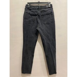 Hollister California Womens Jeans Ultra High Rise Mom Jean Black Wash W28 L29